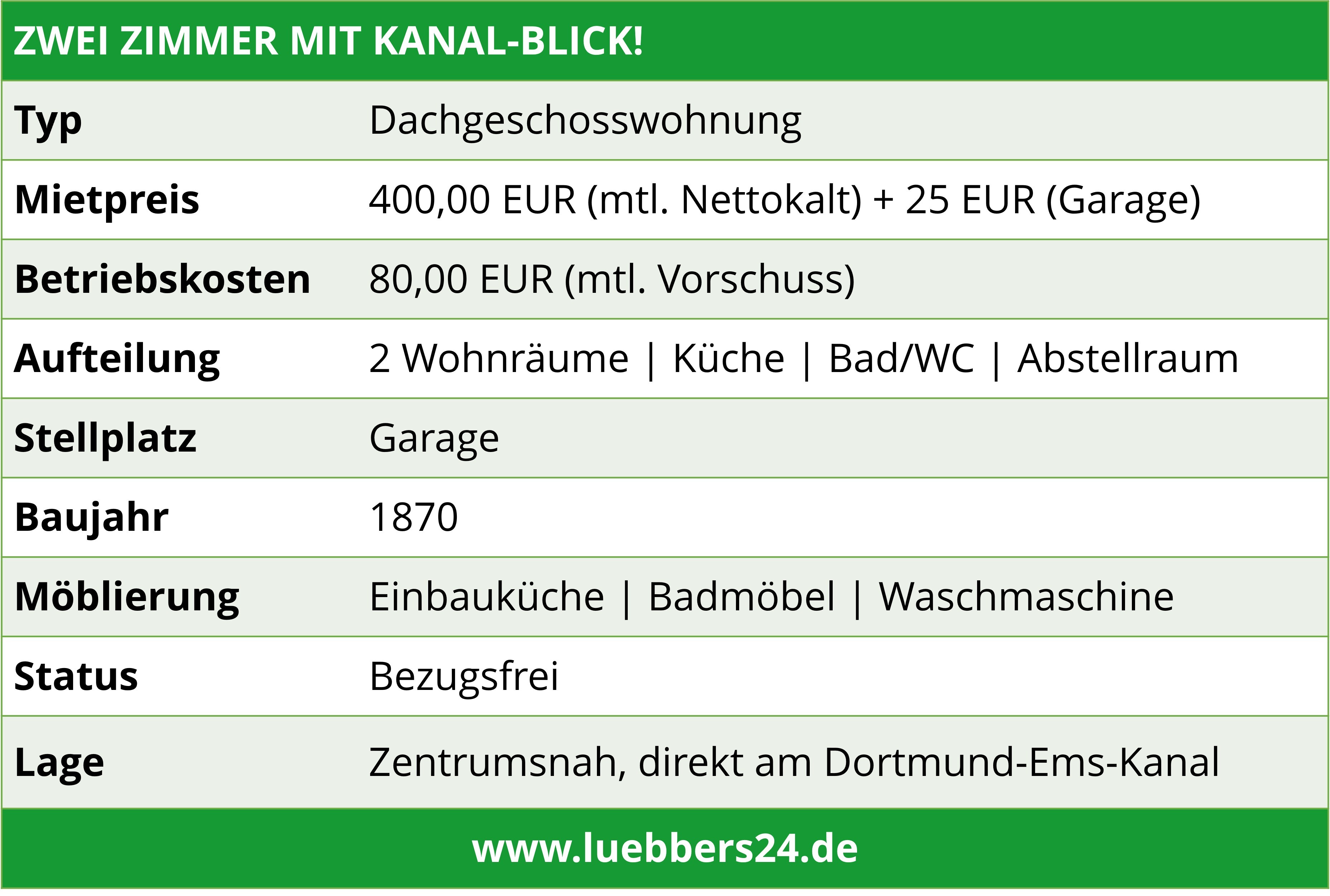 2-Zimmer-Wohnung 49808 Lingen