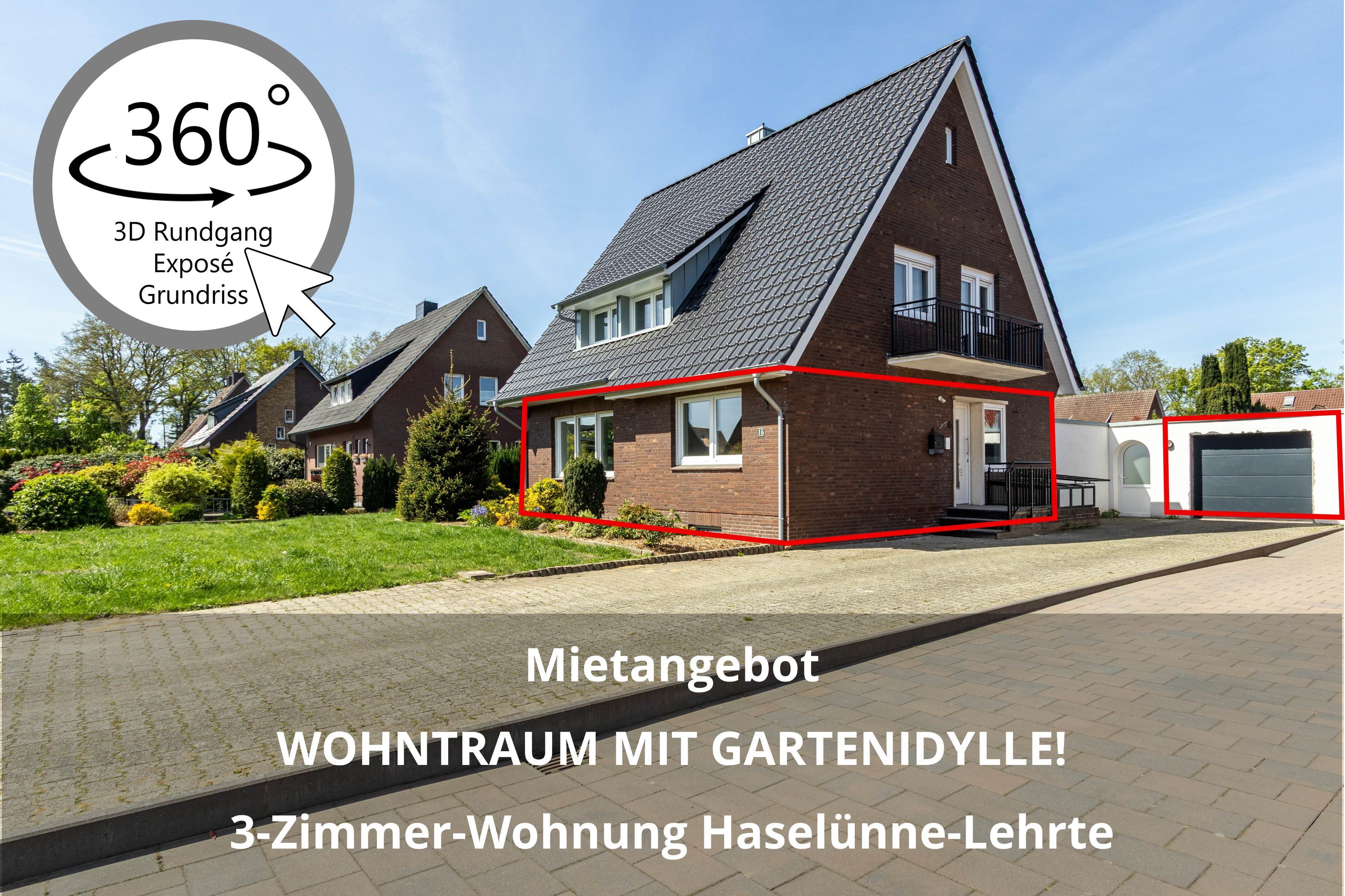 3-Zimmer-Wohnung Haselünne-Lehrte
